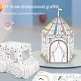 thumbnail image 2 of Falleo Clearance 3D Cardboard Playhouse Educational DIY Toy Hand Painted Interactive Cardboard Assembly House Car Sheep Toy for Children, 2 of 5