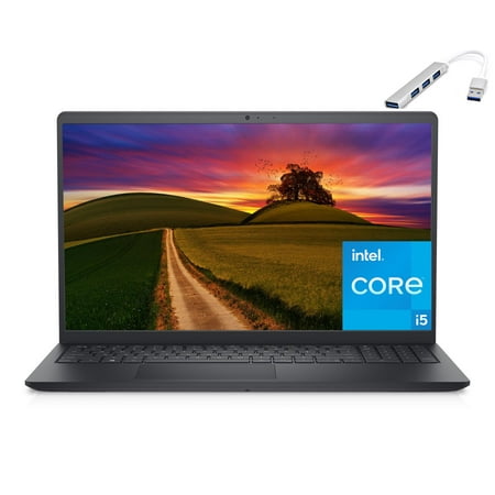 Dell Inspiron 15 3520 15.6" Laptop, Intel Core i5 1135G7, 16GB RAM, 1TB SSD, Intel UHD Graphics, Windows 11 Home, Bundle With Cefesfy USBHUB