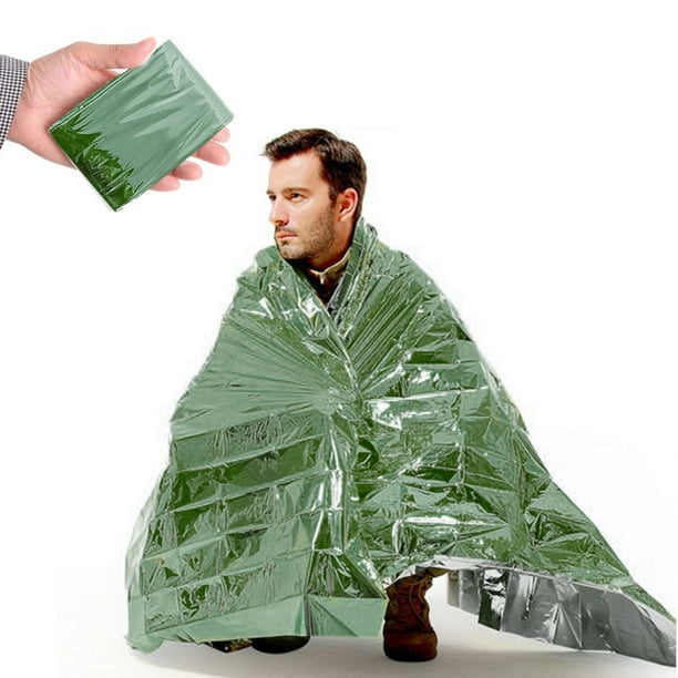Peggybuy Foil Emergency Blanket Insulation Waterproof Survival Blanket for Travel Hunting