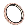 thumbnail image 2 of Gaeub Firefighter Icons Breathable Stretch Elastic Steering Wheel Cover, Cool in Summer and Warm in Winter, Universal 15 inch, 2 of 8