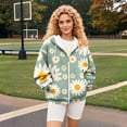 thumbnail image 7 of Bovemsi Sweatshirt for Women Fashion Spring Autumn Casual Long Sleeve Hoodies Sweatshirts Top Zip Up Hoodie, 7 of 7
