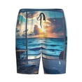 thumbnail image 6 of Daiia Ocean View Bedroom Mens Woven Stretch Pajama Short,Short Pajama Pants-3X-Large, 6 of 7