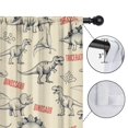 thumbnail image 4 of Blackout Kids Curtains,Beige Dinosaurs Text Pattern Childrens Insulated Curtains Set Of 2,Bedroom Essentials,Toddler Room Decor 52"x84", 4 of 5