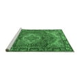 thumbnail image 2 of Ahgly Company Machine Washable Indoor Rectangle Medallion Emerald Green Traditional Area Rugs, 2' x 4', 2 of 4