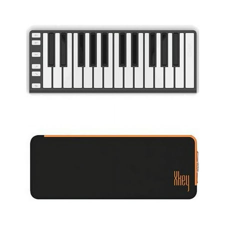 CME XKey Mobile Musical Keyboard - Dark Gray + CME Xkey Mini Keyboard Supernova Carrying Case