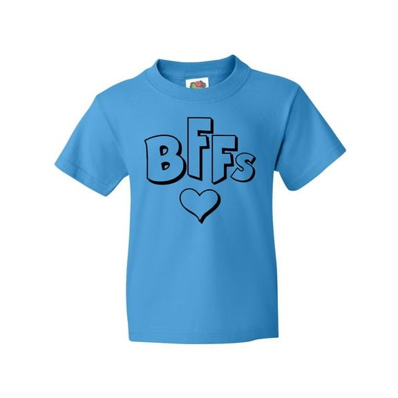 Inktastic BFFs- best friends forever heart Youth T-Shirt