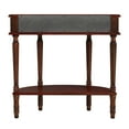 thumbnail image 4 of Butler Specialty Company Mozart Handmade Demilune Console Table - Cherry Brown, 4 of 7