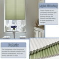 thumbnail image 5 of Keego Cordless Cellular Shades Window Blinds Size and Color Customizable Oliver Green Semi-Blackout Fabric White Case 23"w x 56"h, 5 of 10