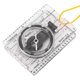thumbnail image 3 of Transparent Ruler for Outdoor Lightweight Plastic Map Compass Mapping Tool Accessory, 3 of 4
