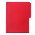 thumbnail image 1 of Fólder de Color Rojo, Oxford, Tamaño Carta, Ceja 1/2, paquete con 25., 1 of 3