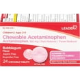 thumbnail image 3 of Leader Children's Chewable Acetaminophen Tabs for Pain & Fever Relief, 24ct, 3 of 4