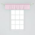 thumbnail image 2 of Ambesonne Polka Dots Window Valance, Vintage Nursey, 42" x 12", White and Pink, 2 of 3