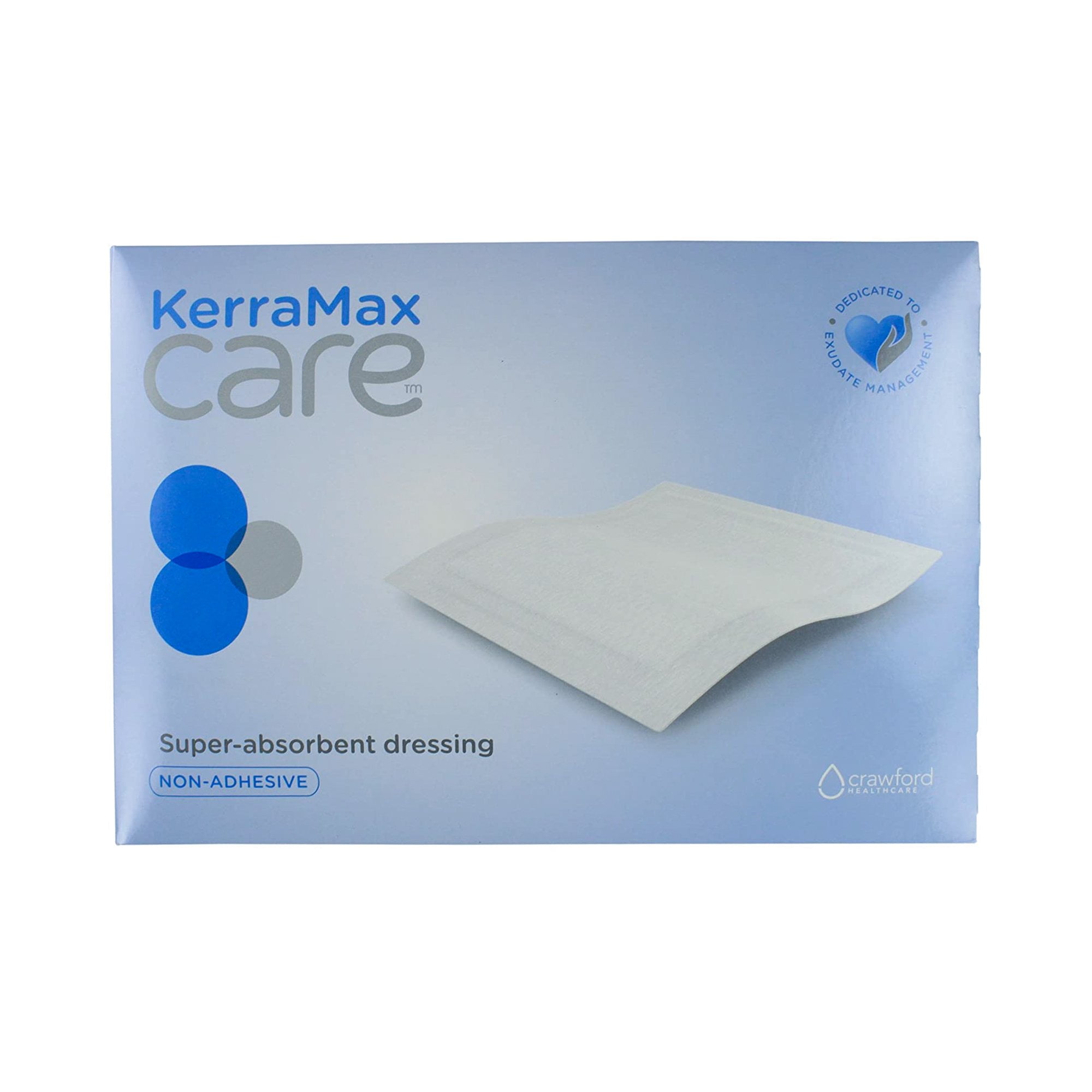 Kerramax Care Sterile Super Absorbent Dressing Rectangle 8 X 9 Prd500