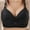 34-Black, variant on YWDJ Sleep Bras for Women Plus Size Lounge Bras No Wire Comfortable Bras Adjustable Straps Half Cup Push up Wrap Bras Padded Lace Comfortable Bras Sleep Bras Black S