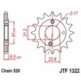 thumbnail image 2 of JT Sprockets JTF1322.13 13T Steel Front Sprocket, 2 of 2