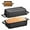 Black, variant on 2-In-1 9 x 5 Inch Cast Iron Loaf Pan with Lid (Black), Bread Loaf Pans for Baking Homemade Sourdough Bread, Meatloaf, Toast, Cake, Nonstick & Healthy & Sturdy, 2 Piece Set