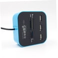 thumbnail image 4 of IFANLANDOR 1Pack Reader and 3 Ports USB Hub for Devices Home Use Multi Plastic, 4 of 4