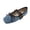 Blue, variant on Women's Bow Mary Jane Flats Double Buckle Strap Flat Shoes Casual Dress Shoes for Work Party Everyday