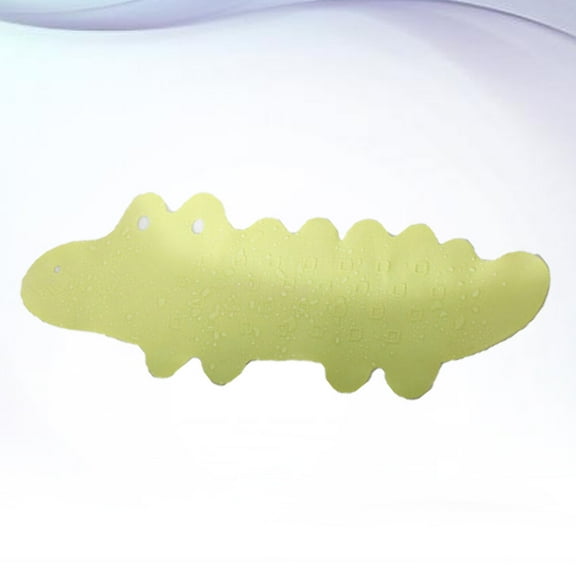 Soimiss Non Slip Green Bath Mat with Multiple Suction Cups for Bathroom Use