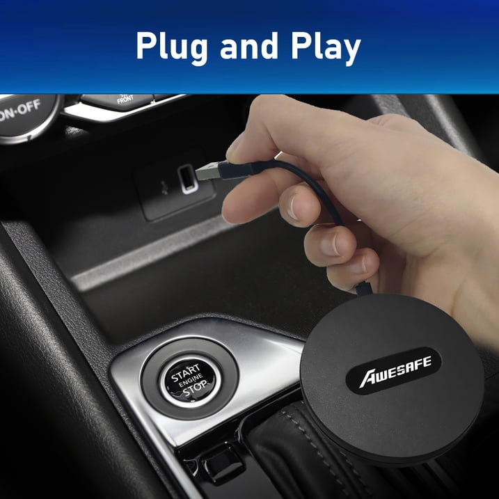 Awesafe Wireless Carplay Adapter Dongle,Factory Wired for CarPlay Cars Plug & Play for Iphone Screen Usb New Bluetooth Receiver