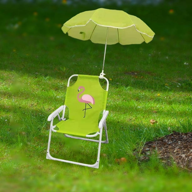 S SERENABLE Kids Camping Chair with Umbrella Beach Chair for
