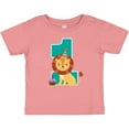 thumbnail image 3 of Inktastic First Birthday Boy Lion 1 Year Old Boys or Girls Baby T-Shirt, 3 of 5