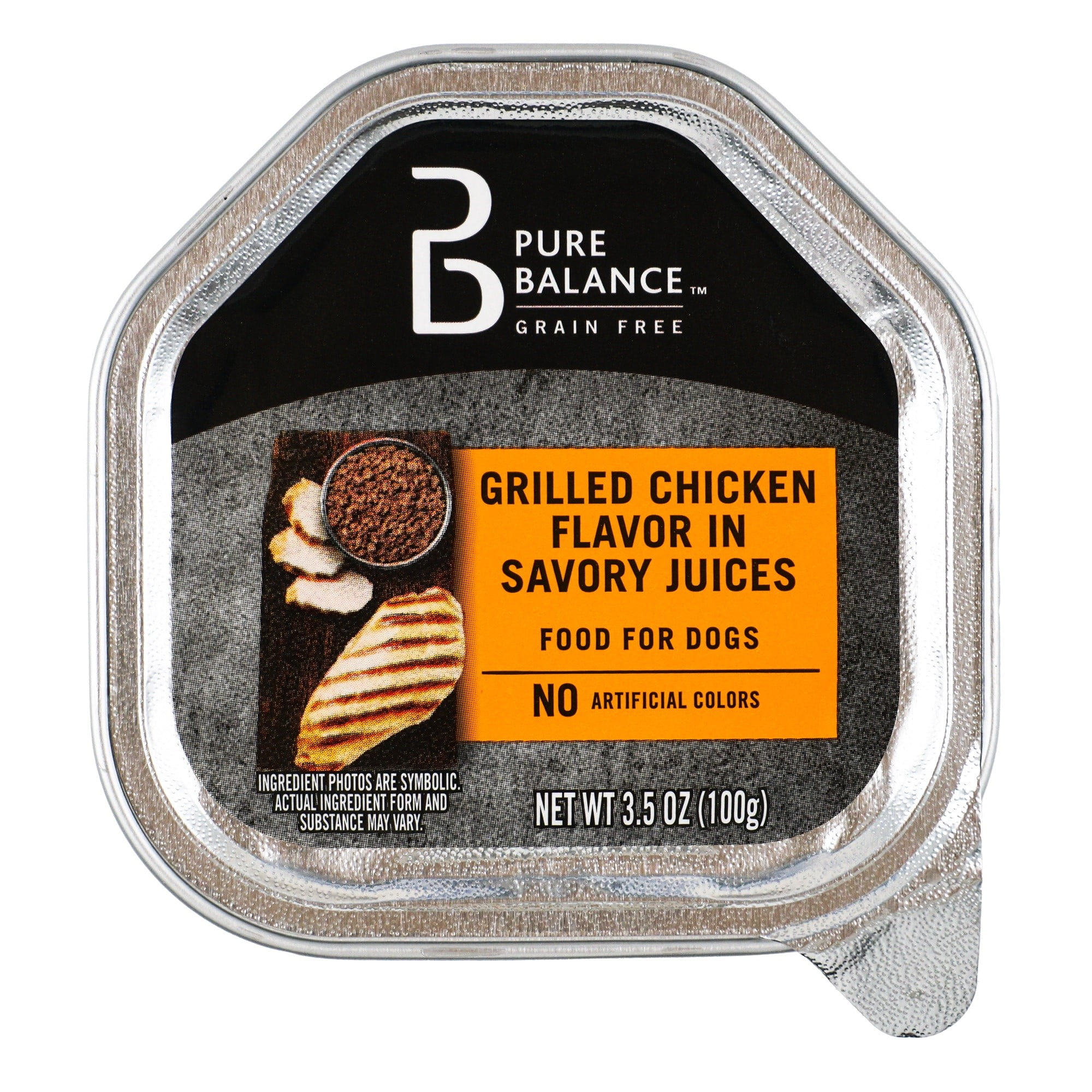 (3 pack) Pure Balance Grilled Chicken Tray 3.5 oz