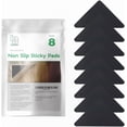 thumbnail image 1 of Ledgebay Rug Pad Grippers for Area Rugs - Multi Pack Reusable, No Skid, Washable, Anti-Slip, Rug Pad Gripper for Hardwood Floors and Tile with Double-Sided, Self Adhesive to Keep Area Rugs Flat (8), 1 of 8