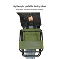thumbnail image 6 of Outdoor Folding Chair with Cooler Bag, Compact Fishing Stool with Double Cloth Cooler, Portable Chair for Camping, Beach, Hiking, Family Outing, Travel Use, 6 of 7