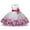 Hot Pink, variant on Zhuashum Girls Dresses 9-12 Months Leisure Dress Round Neck Cartoon Flower Graphic Sundress Sleeveless Spring Summer Adorable Outfits Blue
