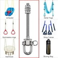 thumbnail image 6 of Set of 2 Heavy Duty Swing Hanger 1800LB Capacity, M10 x 9.3" Swing Bolts, Stainless Steel Swing Hooks for Wood and Steel Beam Yoga Hammock Chair Punching Bag Porch Swing Sets Seat, 6 of 7