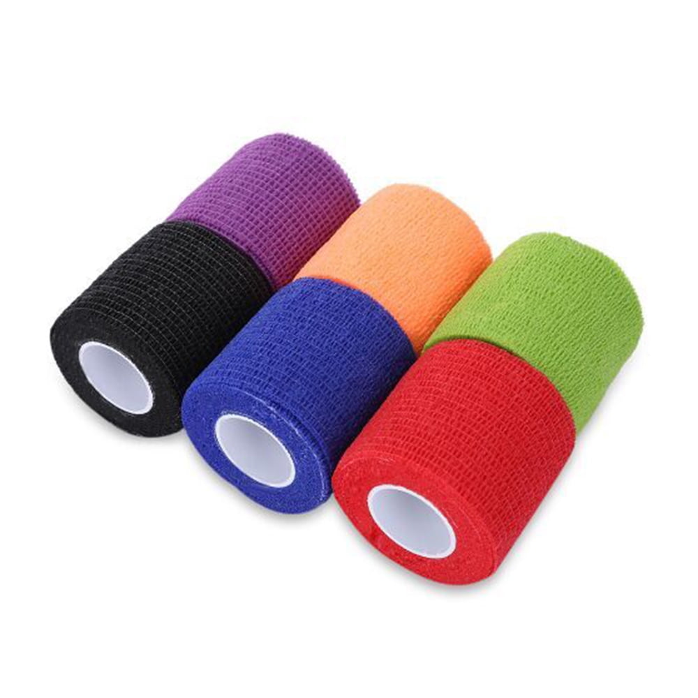 6 Pcs Self Adhesive Tattoo Bandage 5cm Wide Elastic Nail Tapes Finger