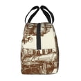 thumbnail image 2 of Lsque Train Pattern Lunch Bag Women/Men Insulated Lunch Box,Small Leakproof Cooler Food Lunch Containers Reusable High Capacity Lunch Tote Bags, 2 of 6