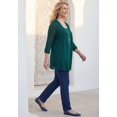 thumbnail image 4 of Catherines Women's Plus Size Shadowstripe Burnout Cardigan, 4 of 6