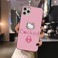 thumbnail image 1 of Sanrio-funda de teléfono con Gato de dibujos animados para iphone, carcasa bonita de Hello Kitty para iphone 14, 13, 12, 11 Pro, Mini, XS Max, 8, 7 Plus, X, SE, 2020, XR zhangmengya LED, 1 of 2