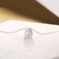 thumbnail image 3 of Diamond Pendant Necklace For Women | 6 Carat IGI Certified Pear Shape | Classic Bezel Solitaire Lab Diamond Pendant Necklace 14K White Gold | FG-VS1-VS2 Quality Friendly Diamonds, 3 of 6