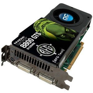 bfg nvidia geforce 8800 gts driver