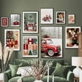 thumbnail image 2 of Carteles e impresiones de galletas de Navidad, arte de pared de figura de rey de coche rojo, pintura en lienzo, decoración de sala de estar, imagen de pared para el hogar, regalo, 2 of 4