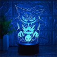thumbnail image 5 of Cartoon Elf Gengar Night Light 3D Illusion LED Light Childre, 5 of 5