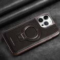 thumbnail image 1 of Funda para iPhone Rotroyce Luxury Leather con Magsafe Black, 1 of 9