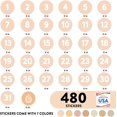 thumbnail image 4 of Desert Boho Number Date Stickers 1 to 31 Round Planner Labels for Monthly Layouts 0.75 inch 480, 4 of 5