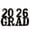 A001- Black, variant on Graduation Light Box, Large LED Illuminated Black, 8 Pieces Marquee Letters,Suitable for 2026 Graduation Ceremony Decoration