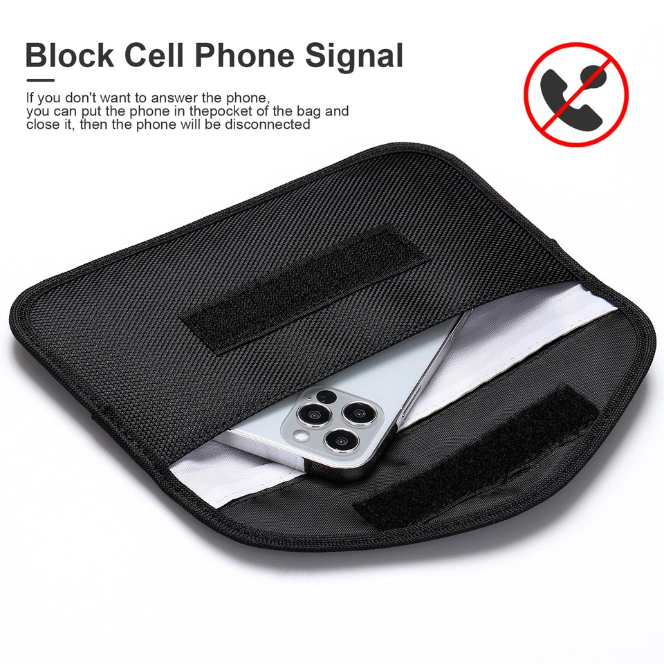 FLINT- Faraday Bag Rfid Signal Blocking Pouch Cell Phone Wallet Shielding Pouch Case Us