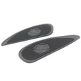 thumbnail image 1 of Almencla 2x Moto Carburant Réservoir Traction Pad Côté Gaz Autocollant Soft Black, 1 of 8