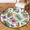 Multicolour 3, variant on CURLYOOT Round Rug 3ft Grapes Fruit Area Rug, Washable Circle Mat Non Slip Floor Carpet Mat, Grape Leaves Soft Indoor Rugs for Entryway Living Room Dining Room Bedroom