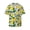 Lemon1, variant on offers the Leopard Print-1 for Men's Casual Short-sleeved Shirt, a button-up collared shirt with a pocket, perfect for beach vacations and yacht travel in the Large size.