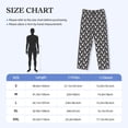 thumbnail image 4 of Lsque Bowling Pins Print Men's Pajama Pants, Lounge Pant - Comfortable Home Wear,Elastic Waistband, Stylish Design-Small, 4 of 9
