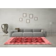 thumbnail image 3 of Ahgly Company Indoor Square Abstract Red Contemporary Area Rugs, 8' Square, 3 of 4