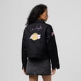 thumbnail image 3 of Women's Mitchell & Ness  Black Los Angeles Lakers Full-Zip Mechanic Jacket, 3 of 7