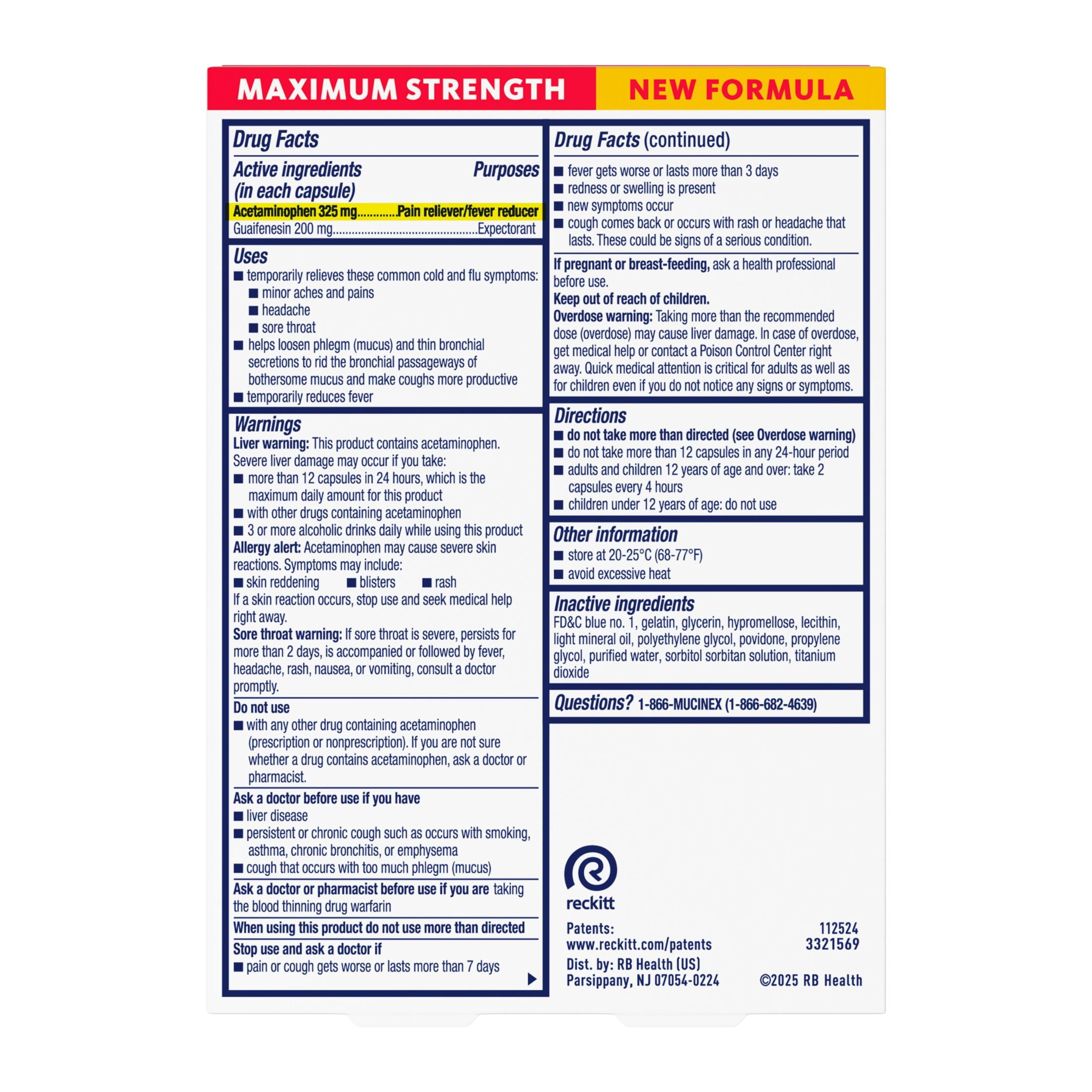 MUCINEX?? FAST-MAX?? Liquid Gels - Cold, Flu & Sore Throat 24/16 ct.